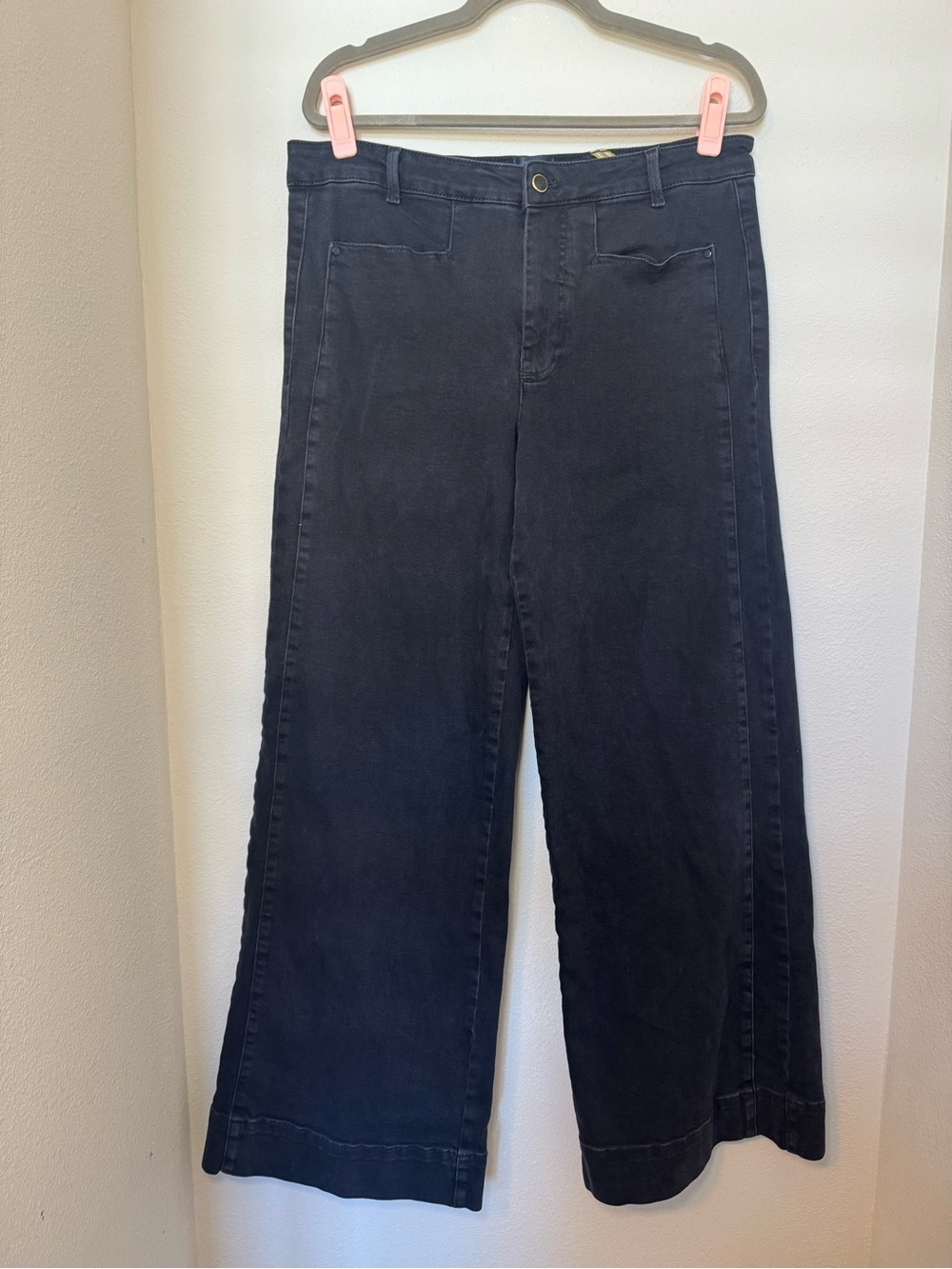Anthropologie Maeve Wide-Leg Women’s Jeans in Black